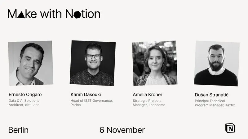 Event Report: “Make with Notion Showcase in Berlin”, photo 2